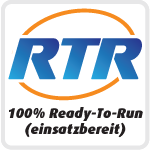 100% Ready-To-Run (einsatzbereit)